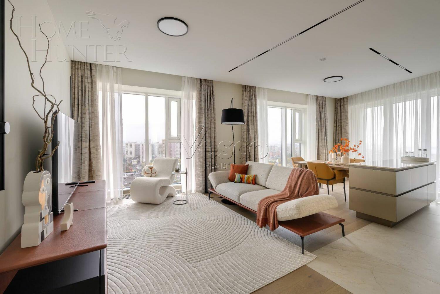 4-КОМН. КВАРТИРА С ОТДЕЛКОЙ 121 М² НА 18 ЭТАЖЕ