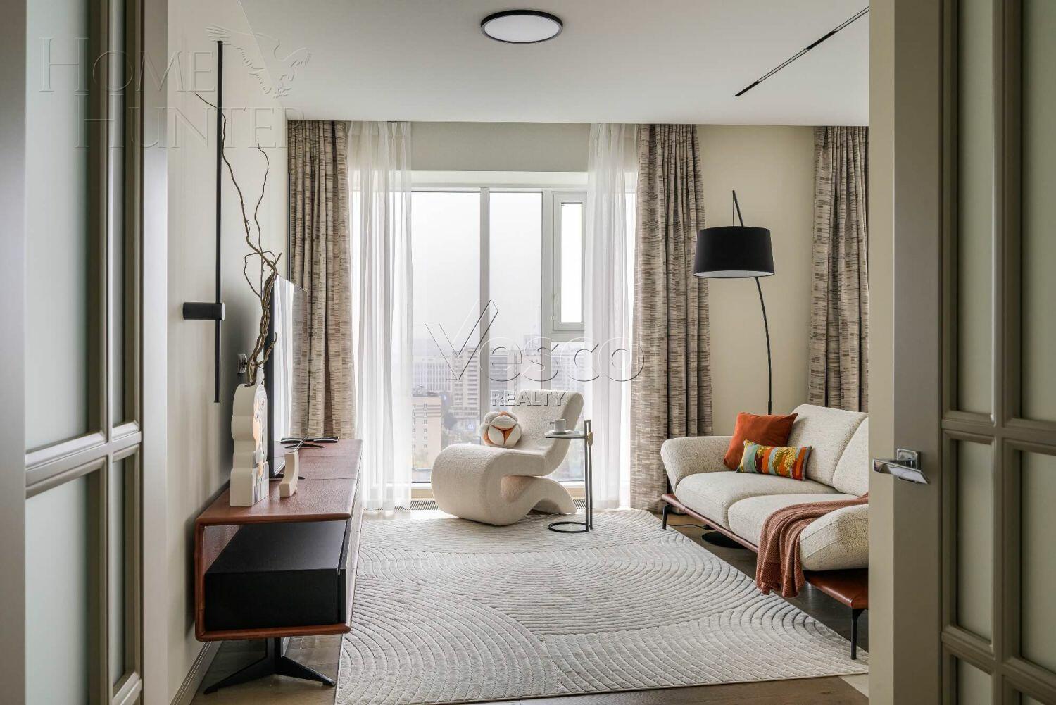 4-КОМН. КВАРТИРА С ОТДЕЛКОЙ 121 М² НА 18 ЭТАЖЕ