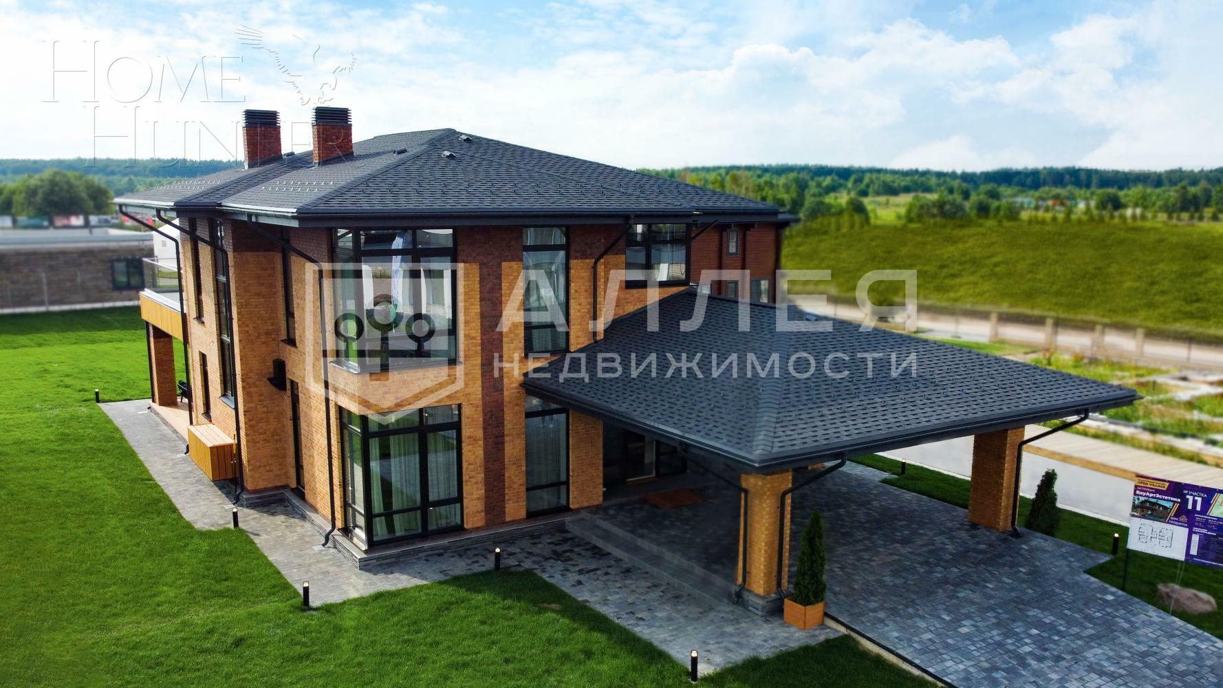 2-этажный коттедж 354.7 м² с отделкой