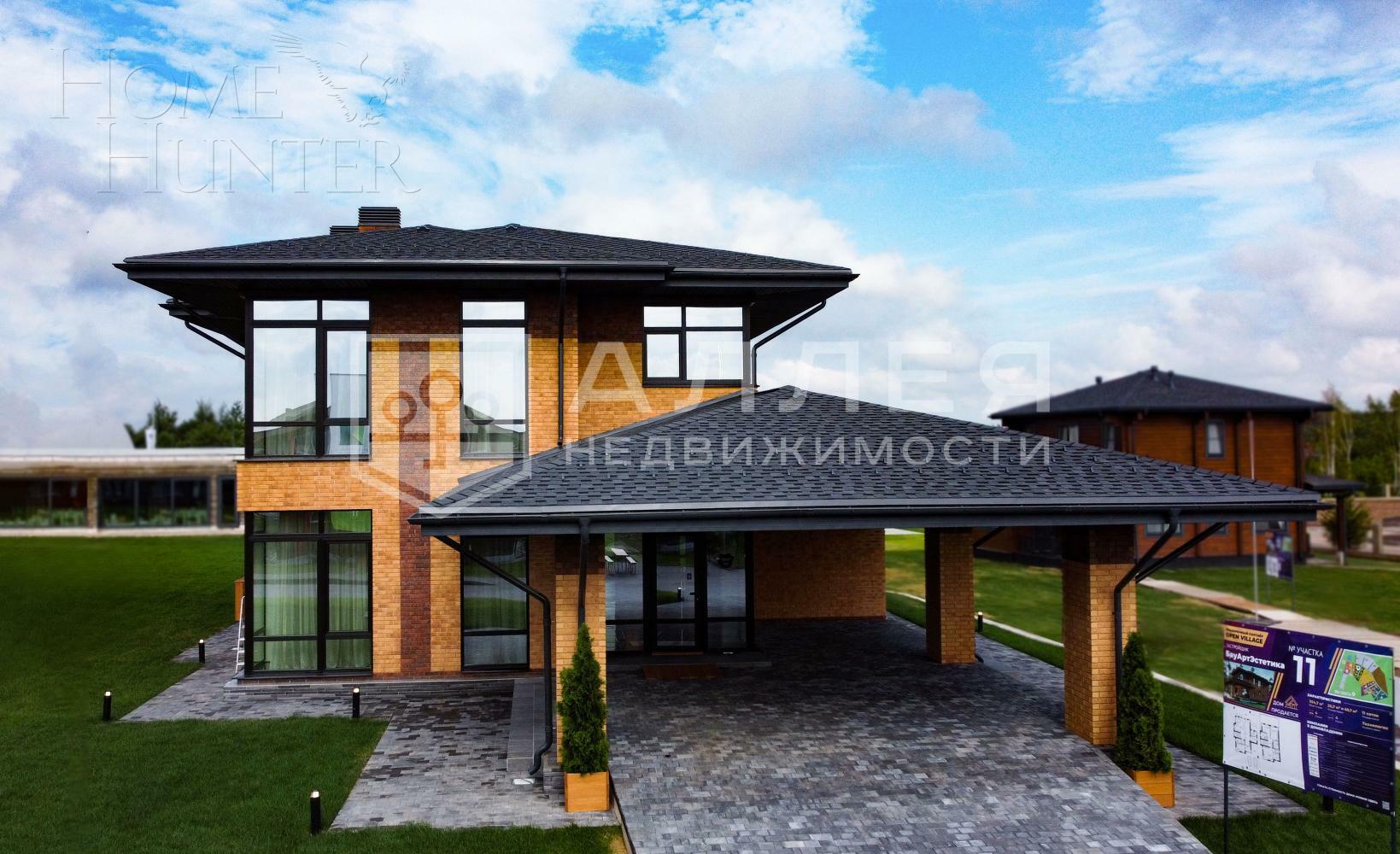 2-этажный коттедж 354.7 м² с отделкой