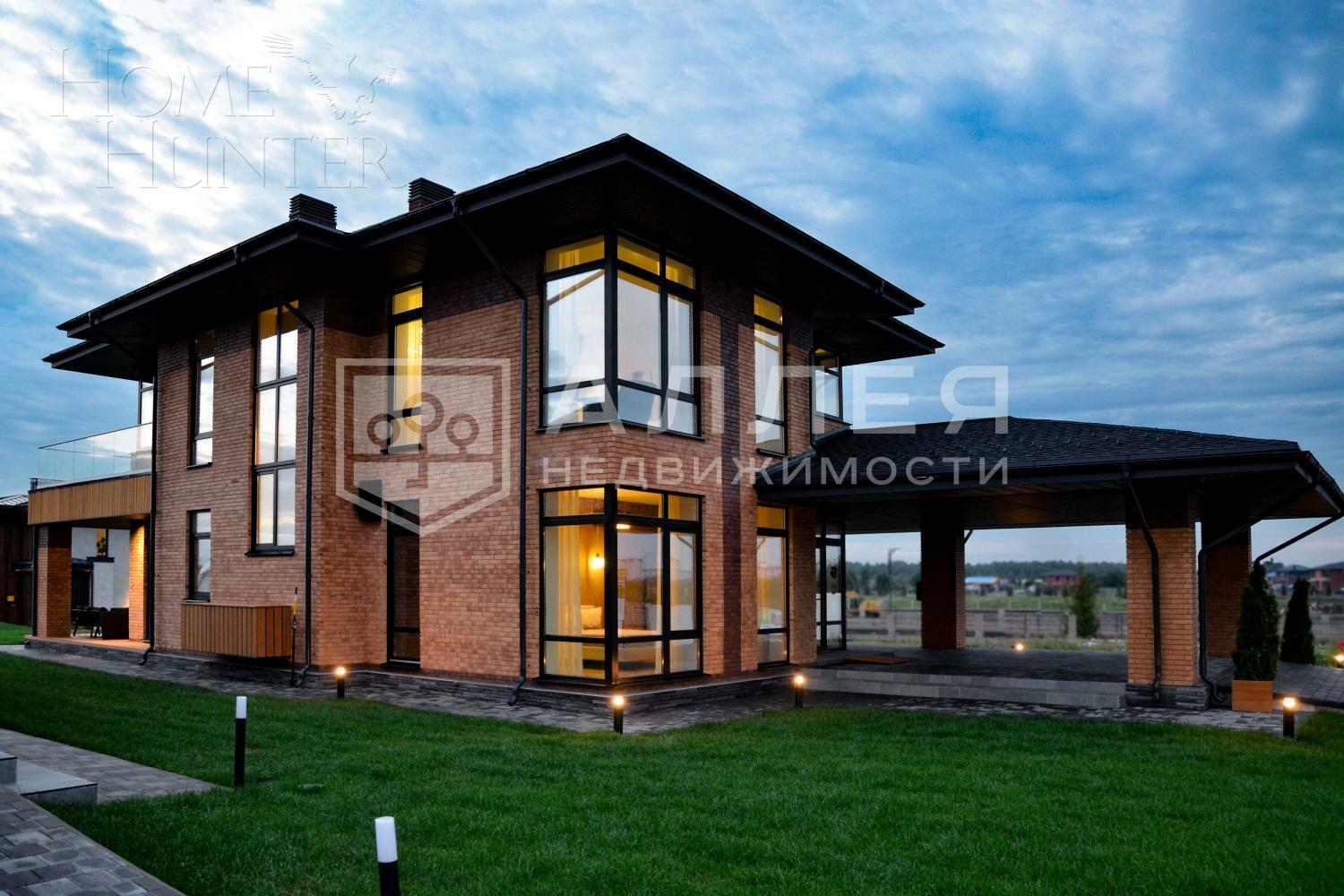 2-этажный коттедж 354.7 м² с отделкой