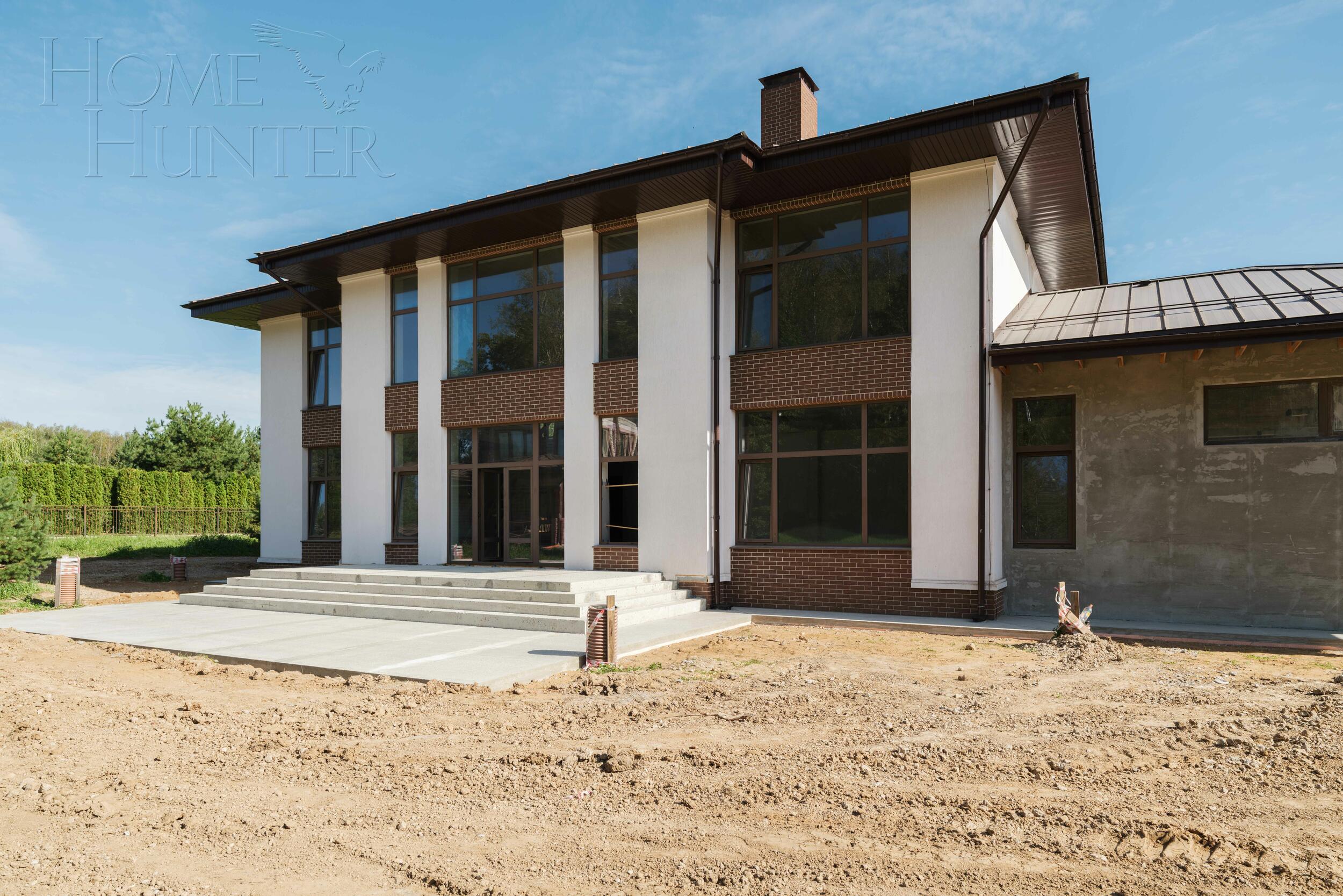 2-этажный коттедж 448 м² без отделки