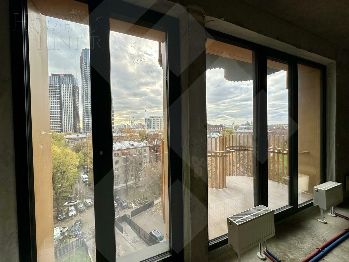 3-КОМН. КВАРТИРА БЕЗ ОТДЕЛКИ 60.7 М² НА 8 ЭТАЖЕ