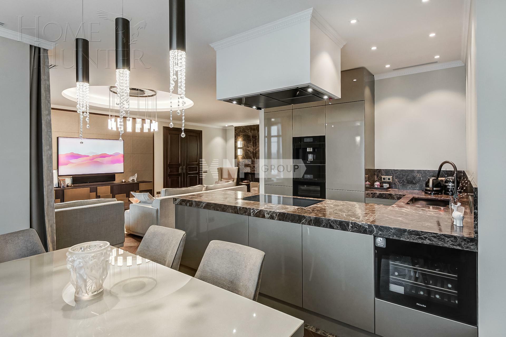 3-КОМН. КВАРТИРА С ОТДЕЛКОЙ 130 М² НА 8 ЭТАЖЕ