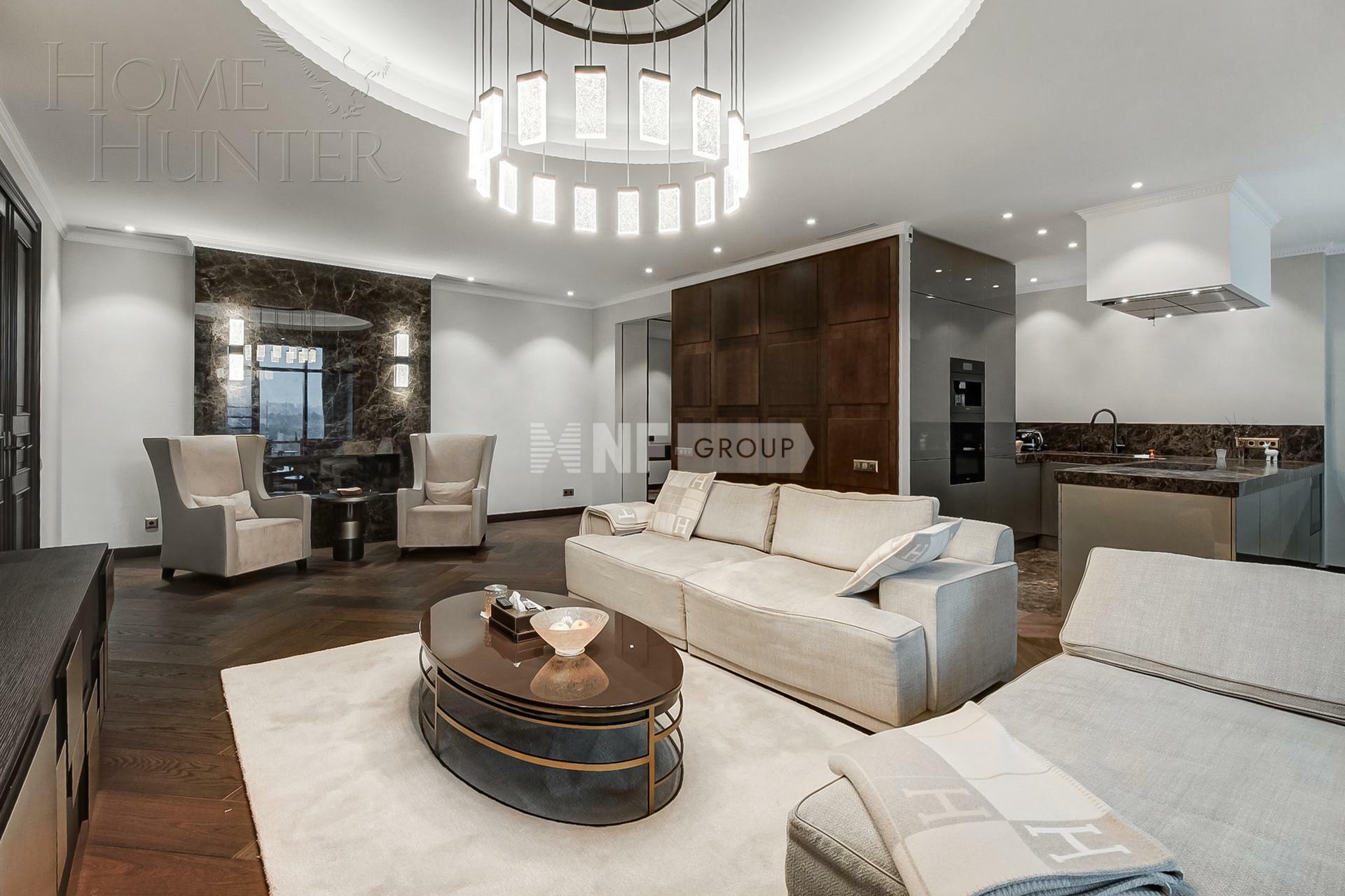 3-КОМН. КВАРТИРА С ОТДЕЛКОЙ 130 М² НА 8 ЭТАЖЕ