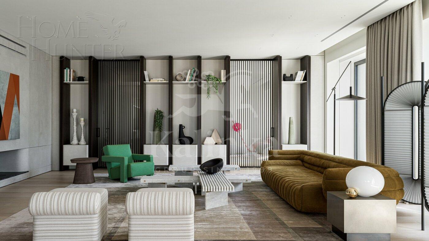 5-КОМН. КВАРТИРА С ОТДЕЛКОЙ 296 М² НА 35 ЭТАЖЕ
