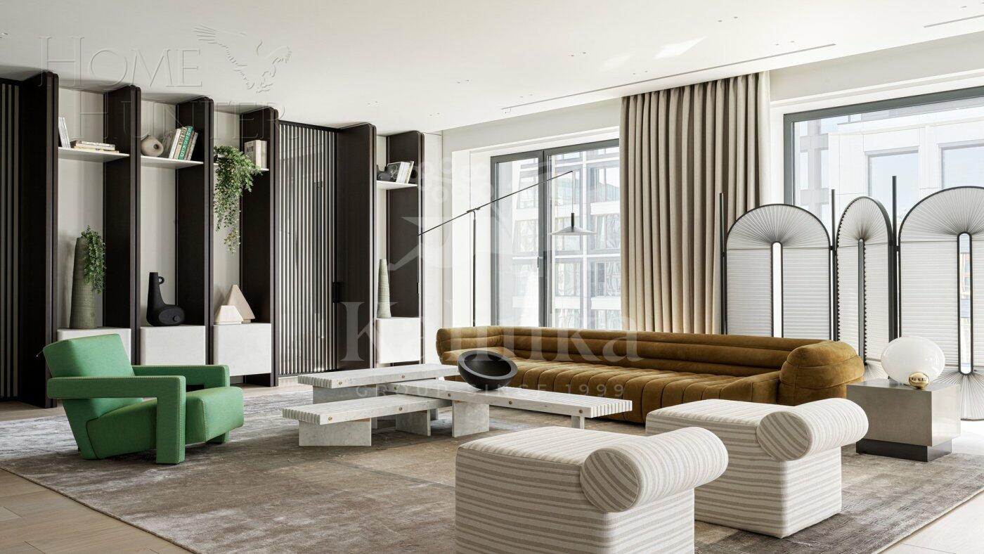 5-КОМН. КВАРТИРА С ОТДЕЛКОЙ 296 М² НА 35 ЭТАЖЕ