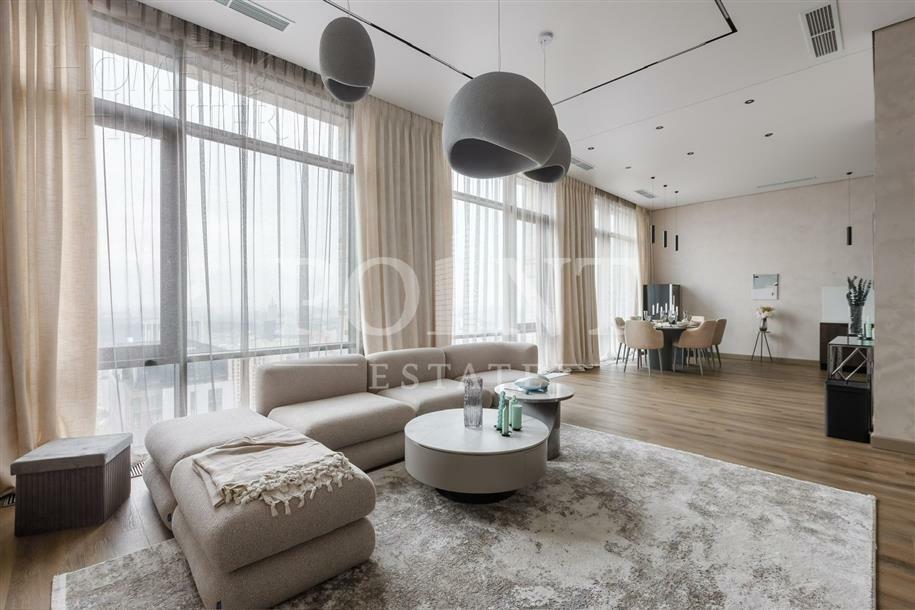 4-КОМН. ПЕНТХАУС С ОТДЕЛКОЙ 146 М² НА 42 ЭТАЖЕ