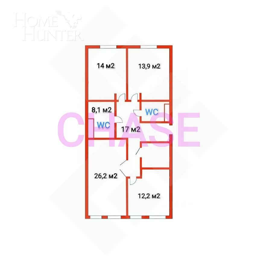 4-КОМН. КВАРТИРА С ОТДЕЛКОЙ 113.3 М² НА 5 ЭТАЖЕ