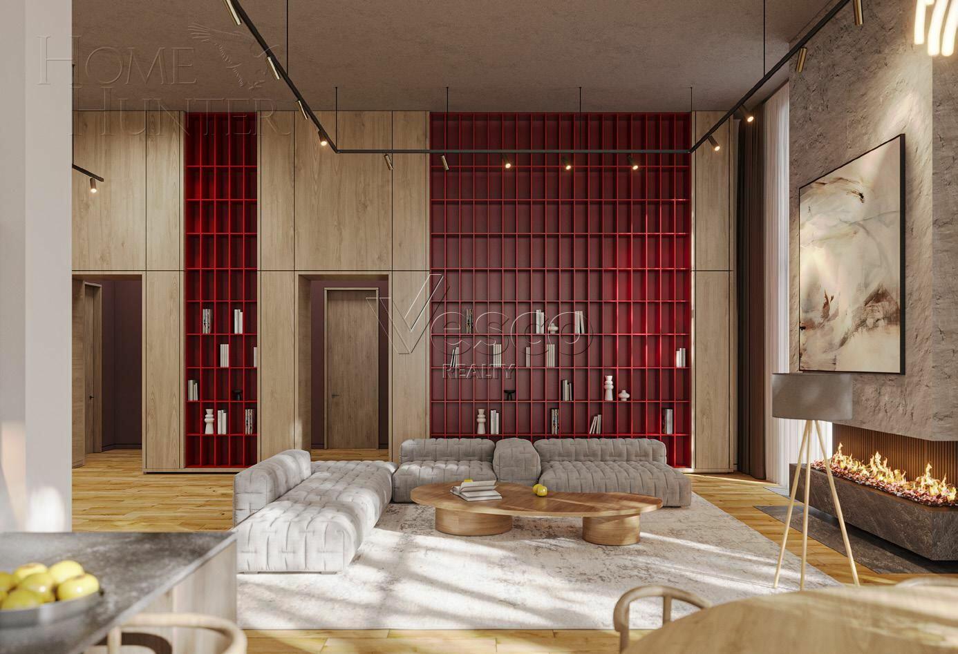 1-этажный коттедж 489 м² без отделки