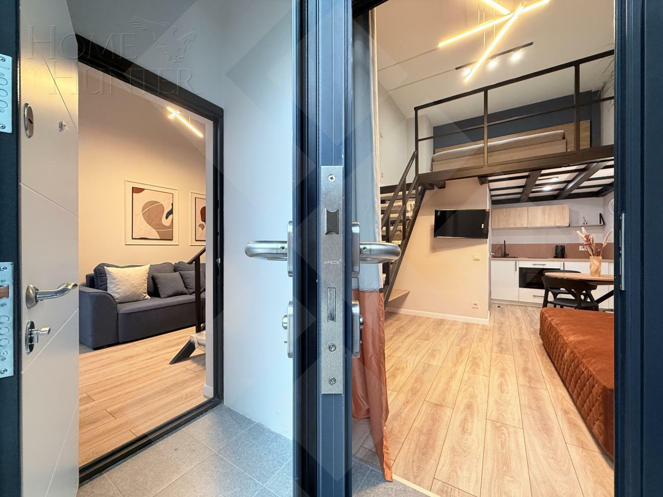 2-УРОВНЕВЫЕ АПАРТАМЕНТЫ С ОТДЕЛКОЙ 57.5 М² НА 1 ЭТАЖЕ