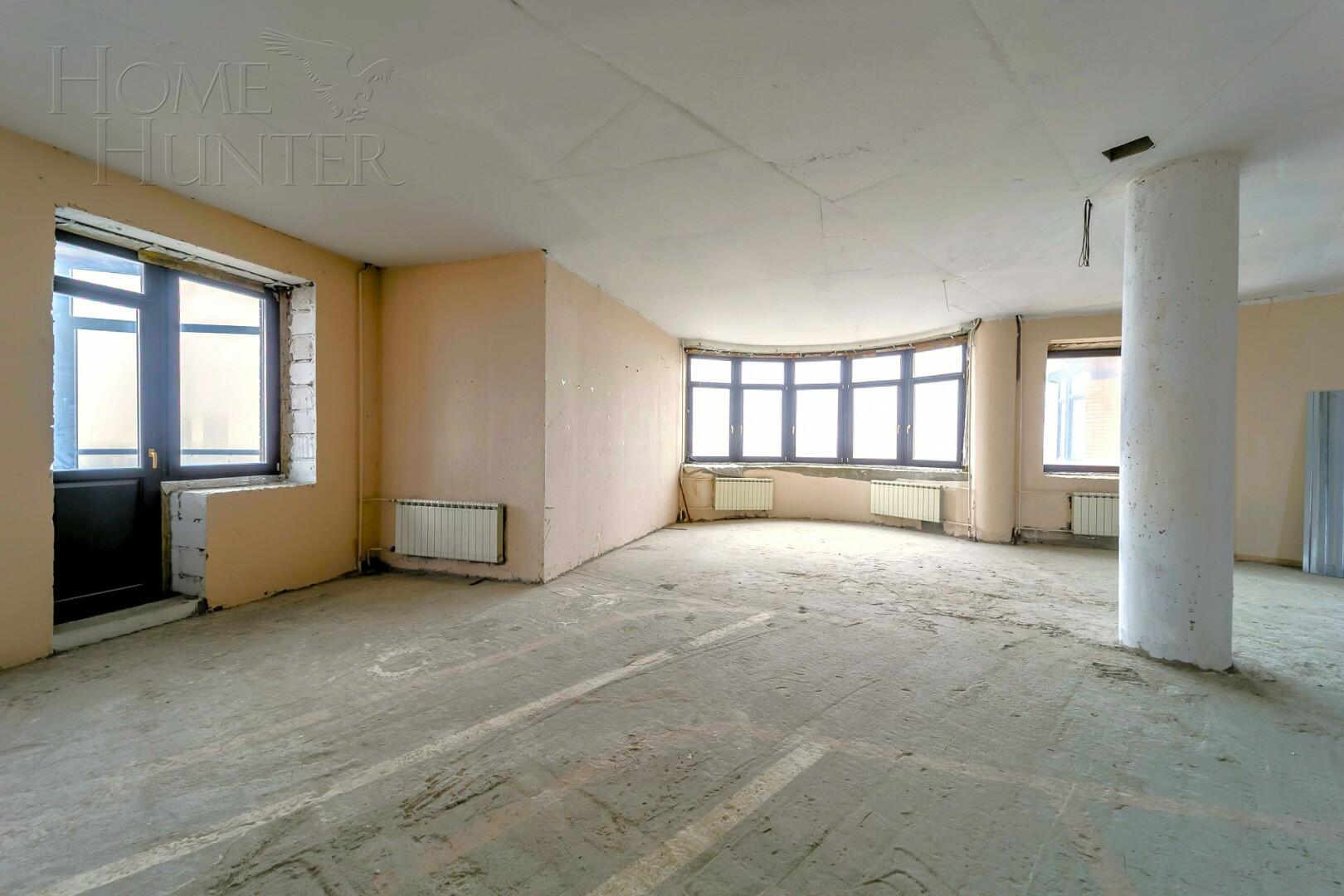 4-КОМН. ПЕНТХАУС БЕЗ ОТДЕЛКИ 250 М² НА 25 ЭТАЖЕ