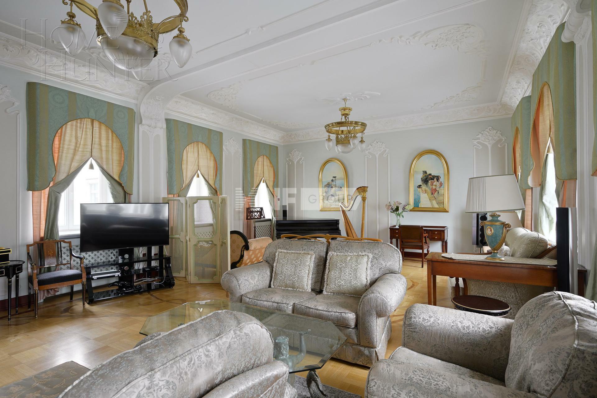 5-КОМН. КВАРТИРА С ОТДЕЛКОЙ 189.3 М² НА 4 ЭТАЖЕ