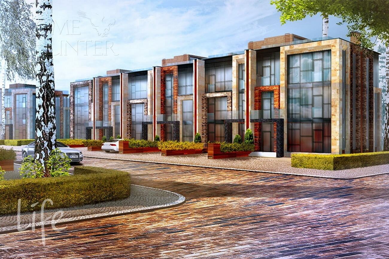 3-этажный таунхаус 277 м² без отделки