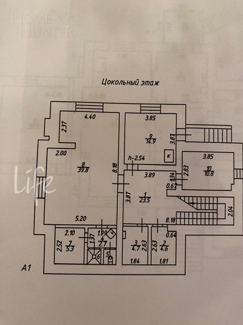 2-этажный коттедж 397.6 м² с отделкой