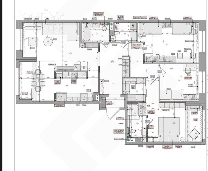 4-КОМН. КВАРТИРА БЕЗ ОТДЕЛКИ 120 М² НА 8 ЭТАЖЕ