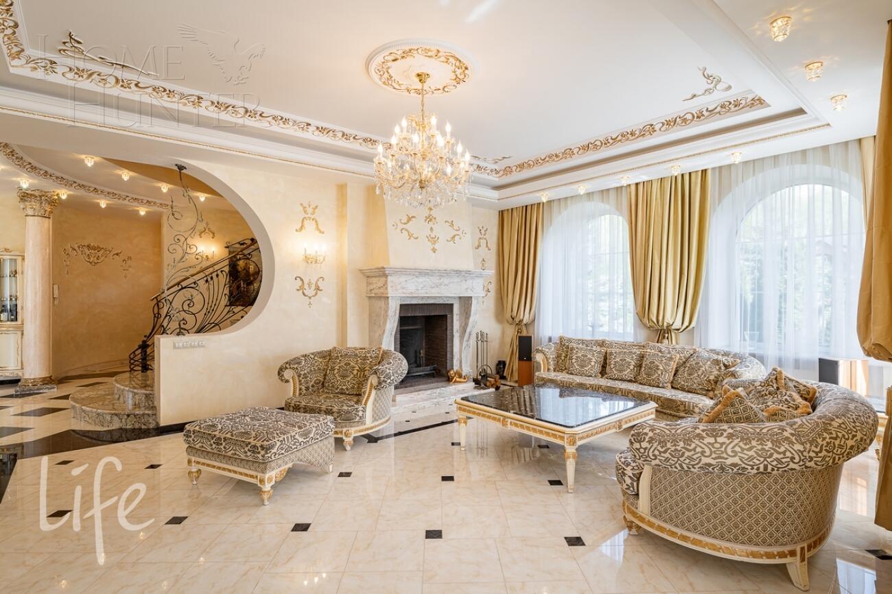 2-этажный коттедж 500 м² с отделкой