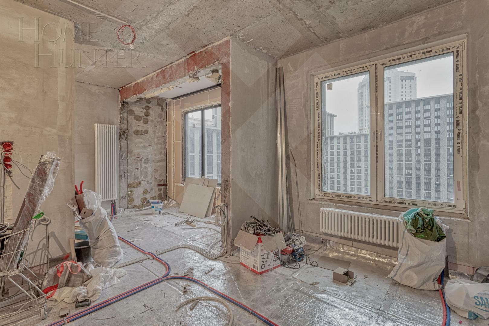 4-КОМН. КВАРТИРА БЕЗ ОТДЕЛКИ 120 М² НА 8 ЭТАЖЕ