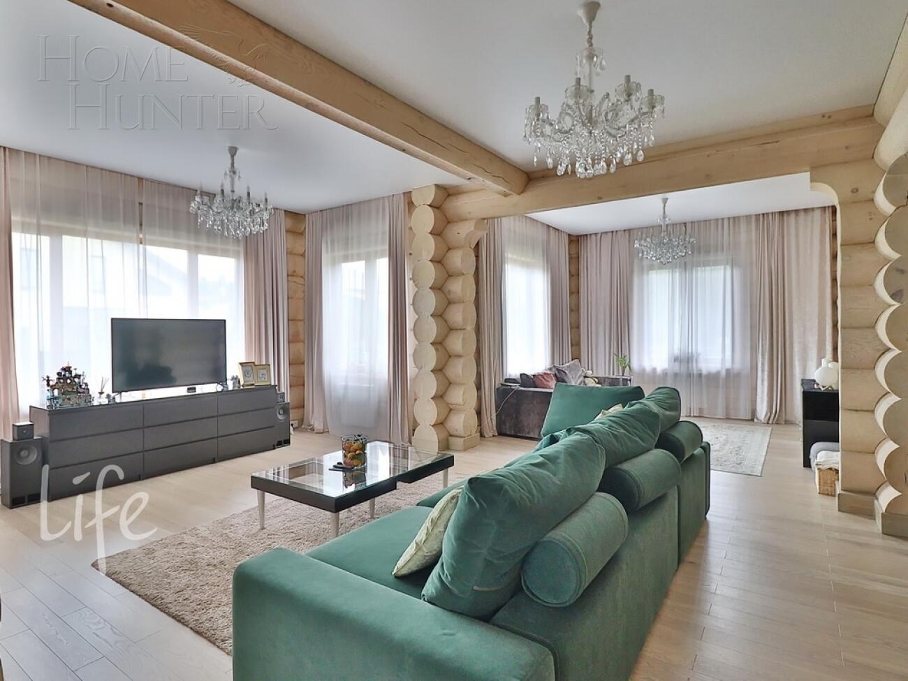 2-этажный коттедж 380 м² с отделкой