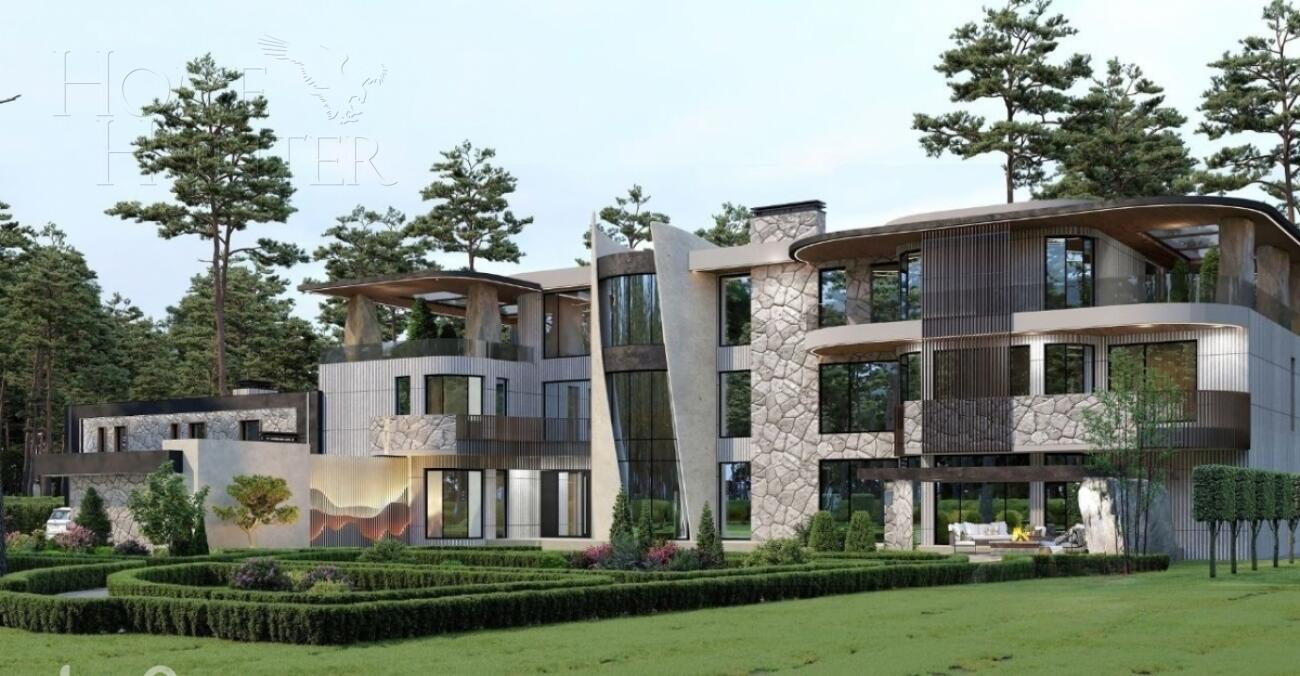 3-этажный коттедж 1 451 м² без отделки