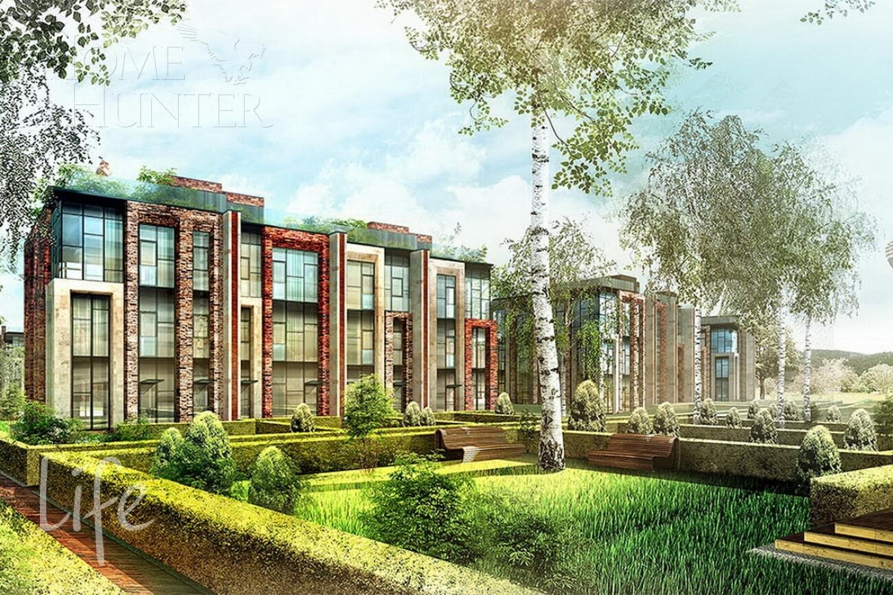 3-этажный таунхаус 277 м² без отделки