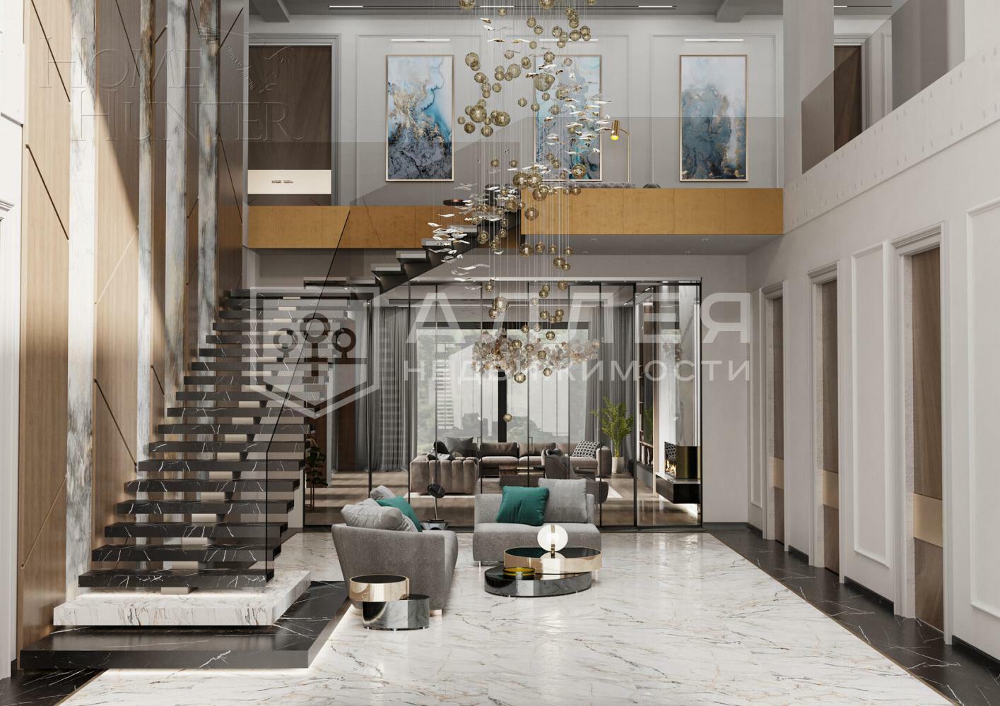 2-этажный коттедж 1 700 м² без отделки