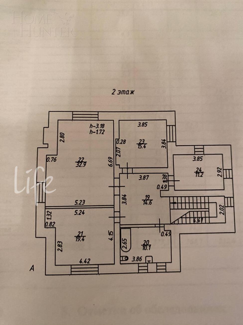 2-этажный коттедж 397.6 м² с отделкой