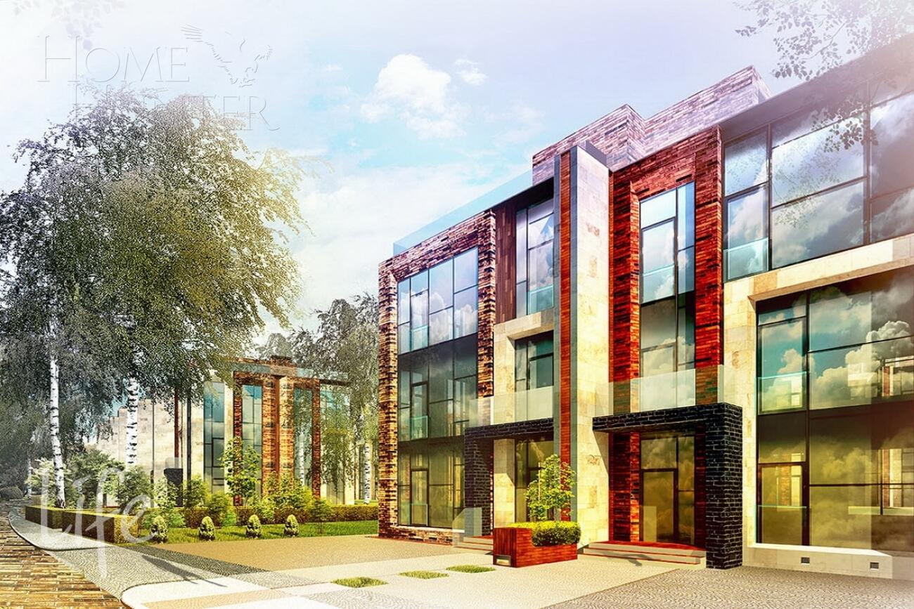 3-этажный таунхаус 277 м² без отделки