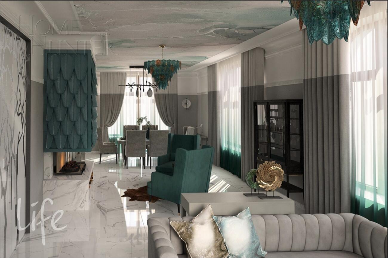 2-этажный коттедж 669 м² без отделки