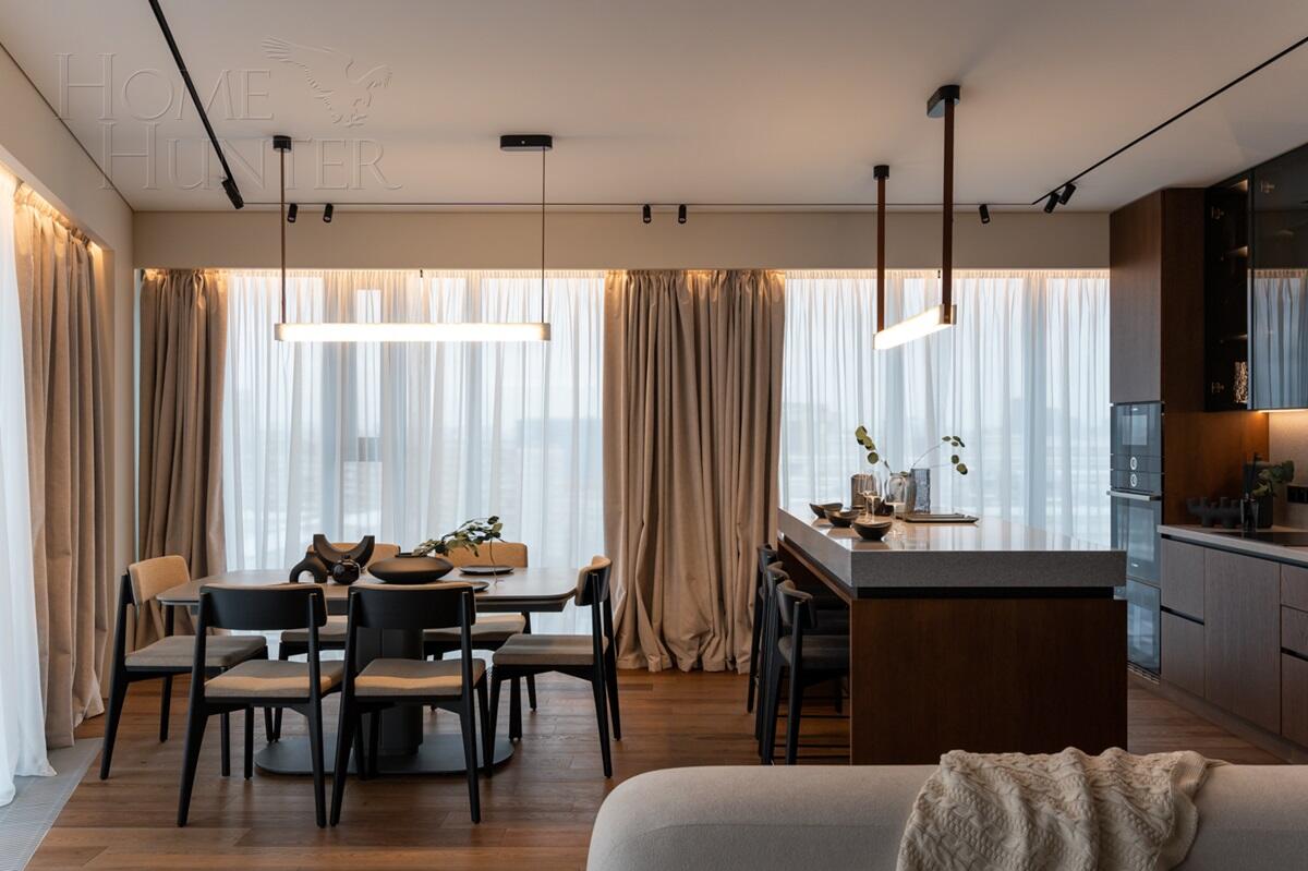 4-КОМН. КВАРТИРА С ОТДЕЛКОЙ 135 М² НА 15 ЭТАЖЕ