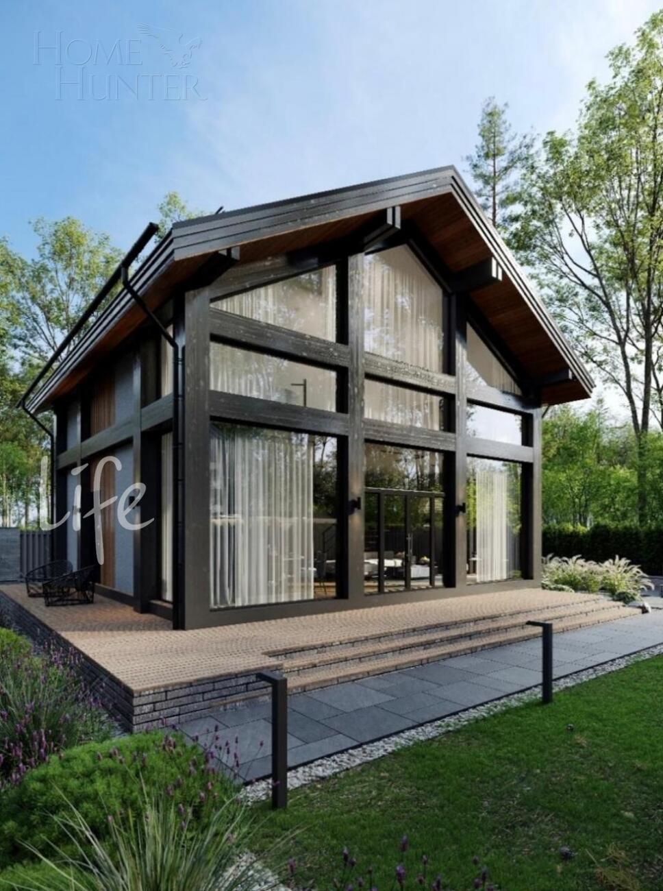 2-этажный коттедж 230 м² без отделки