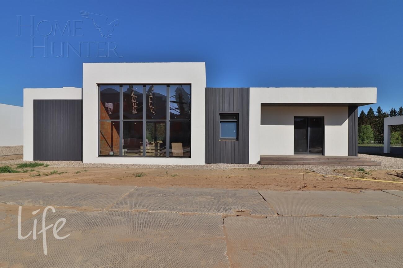 1-этажный коттедж 190 м² без отделки