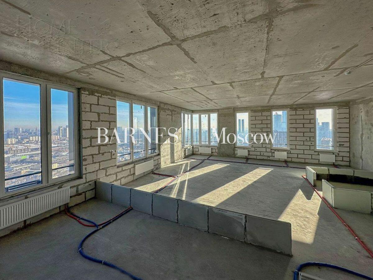 3-КОМН. ПЕНТХАУС БЕЗ ОТДЕЛКИ 84.1 М² НА 41 ЭТАЖЕ