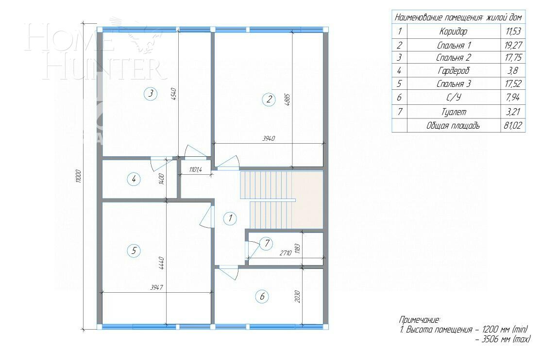 2-этажный коттедж 170 м² с отделкой