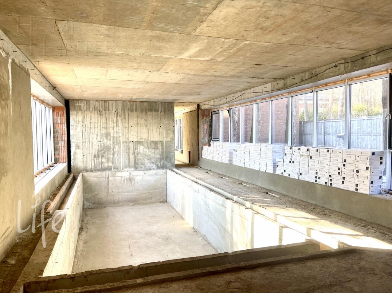 2-этажный коттедж 974 м² без отделки