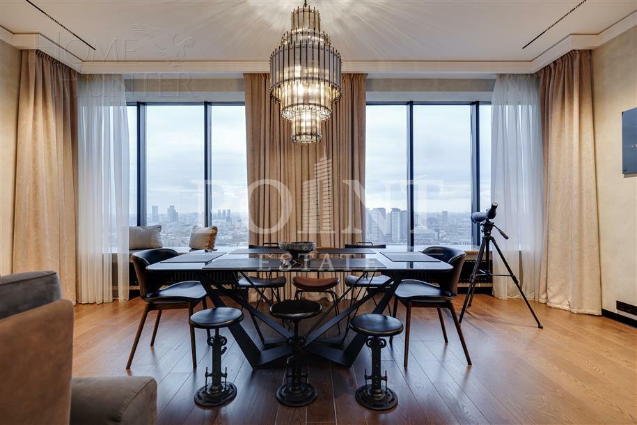 3-КОМН. КВАРТИРА С ОТДЕЛКОЙ 138.7 М² НА 37 ЭТАЖЕ