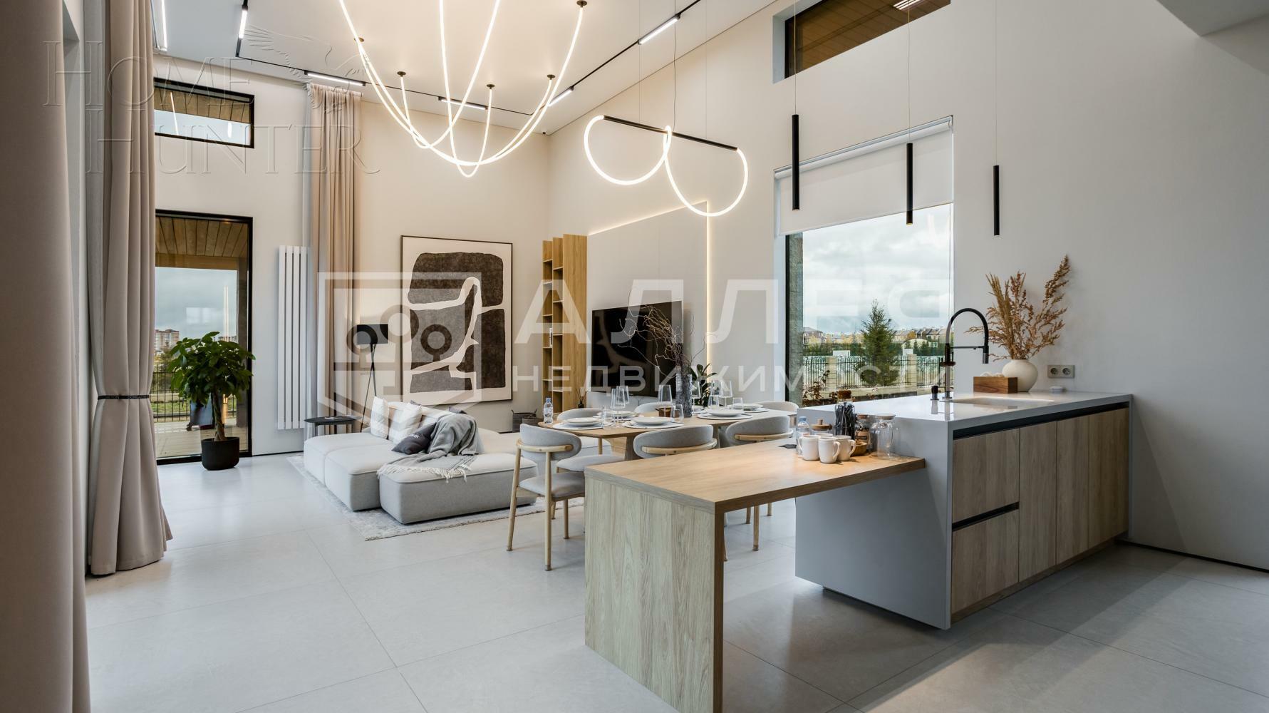 2-этажный коттедж 283 м² с отделкой