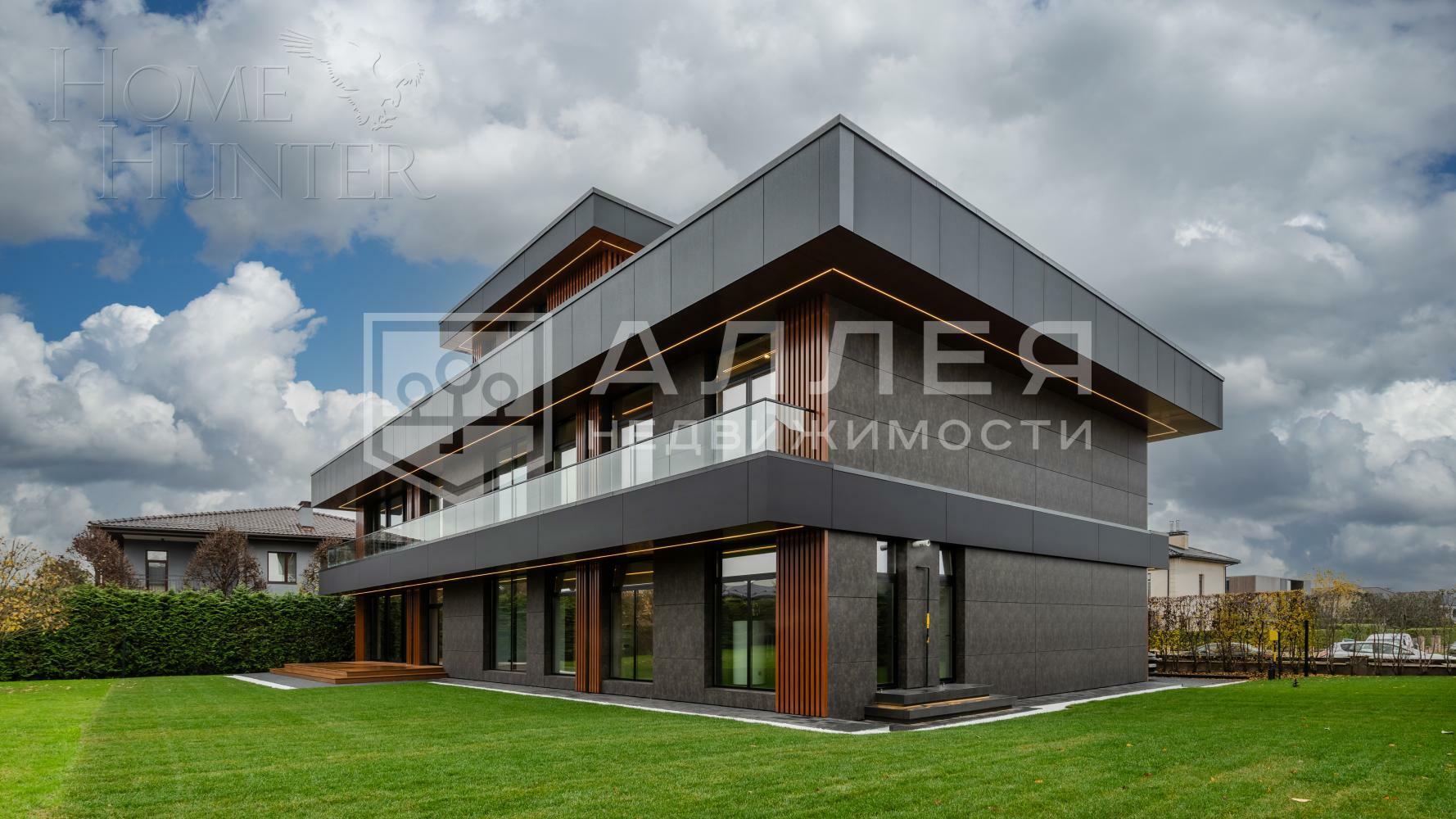 3-этажный коттедж 1 223 м² без отделки