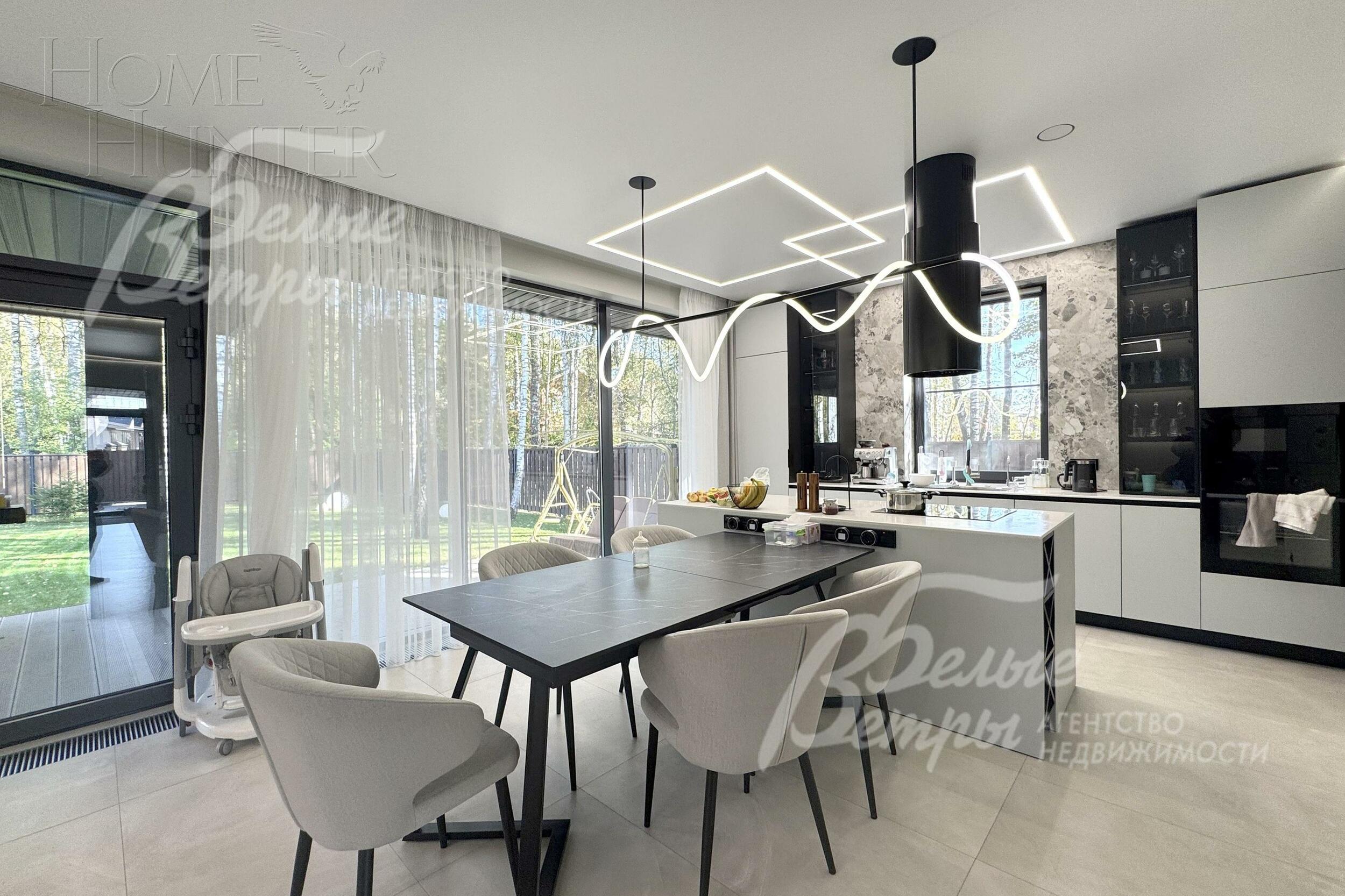 2-этажный коттедж 222 м² с отделкой