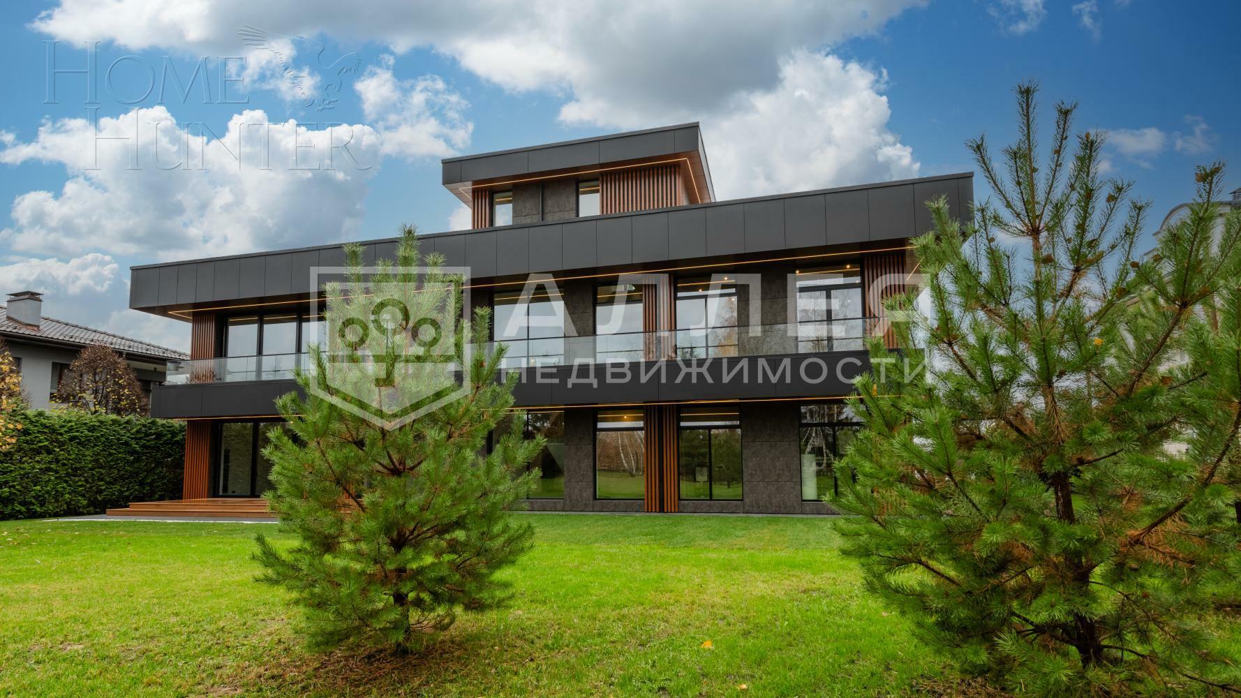 3-этажный коттедж 1 223 м² без отделки