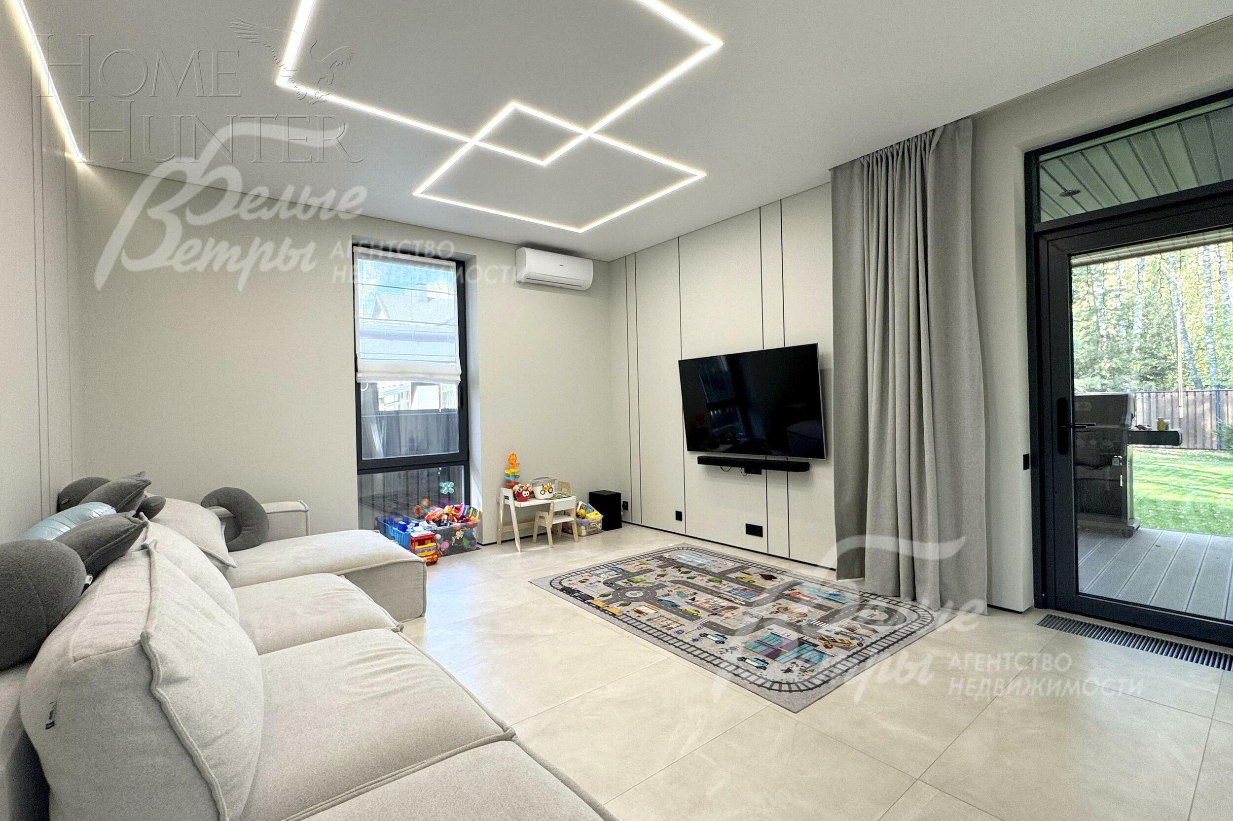 2-этажный коттедж 222 м² с отделкой