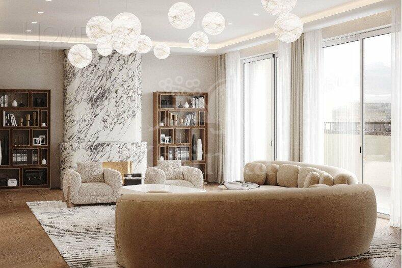 3-УРОВНЕВЫЙ ПЕНТХАУС С ОТДЕЛКОЙ 520 М² НА 6 ЭТАЖЕ