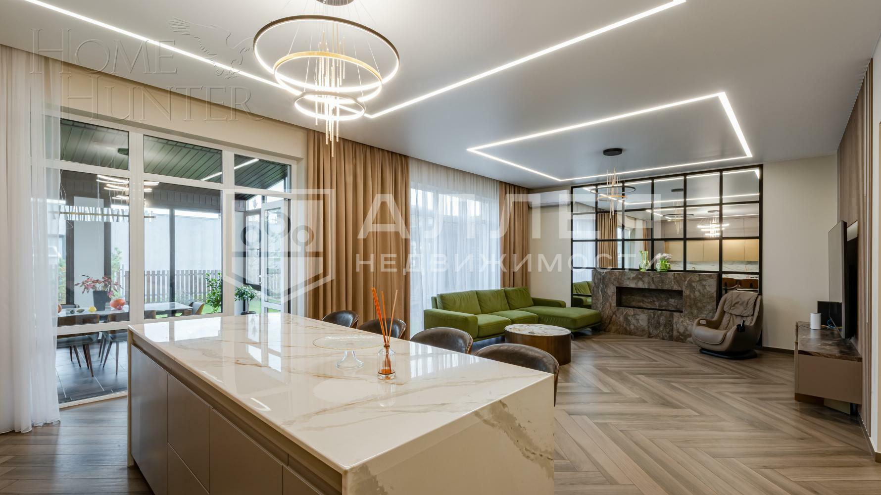 2-этажный коттедж 241 м² с отделкой