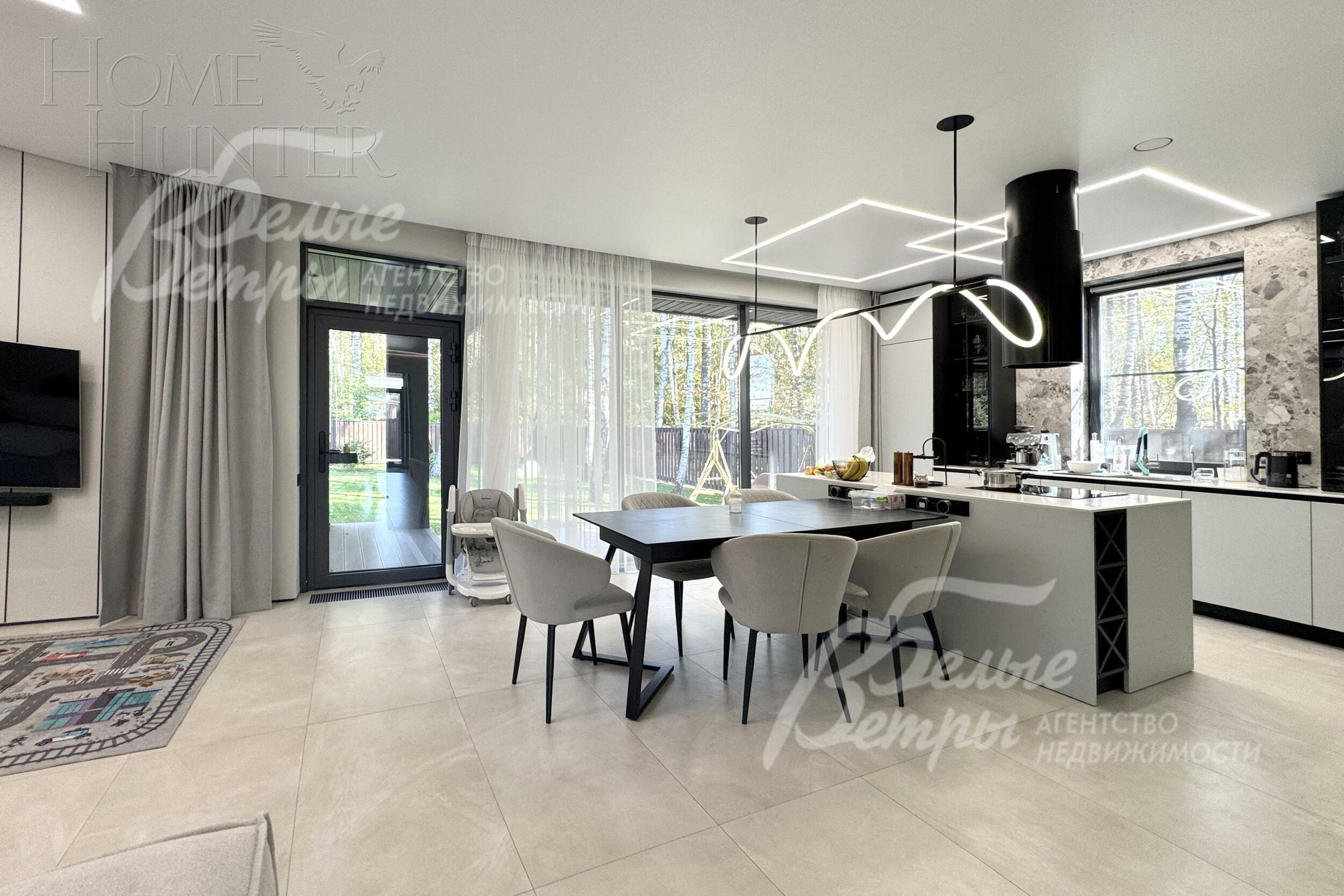 2-этажный коттедж 222 м² с отделкой