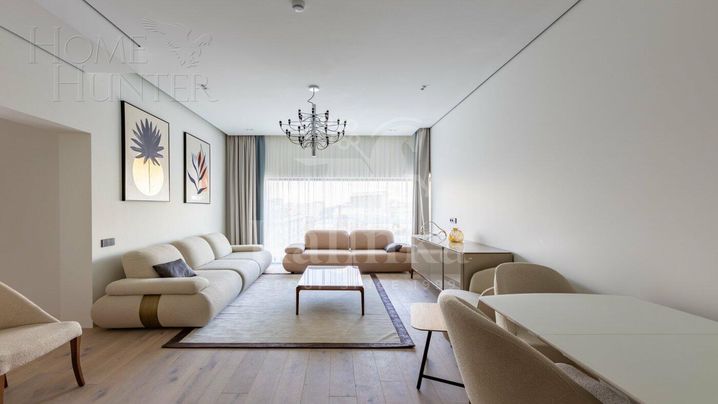 3-КОМН. АПАРТАМЕНТЫ С ОТДЕЛКОЙ 85.8 М² НА 8 ЭТАЖЕ