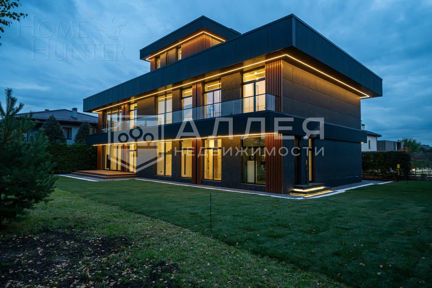 3-этажный коттедж 1 223 м² без отделки