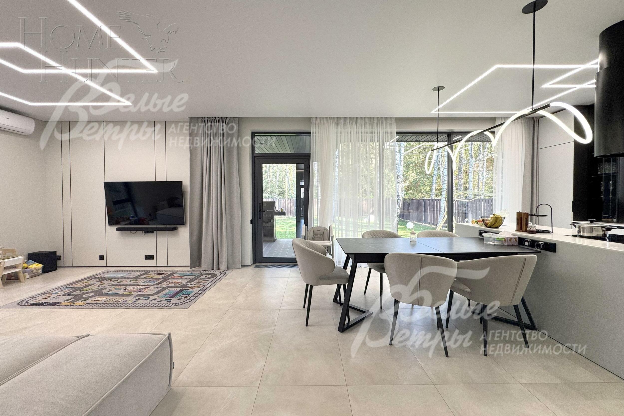 2-этажный коттедж 222 м² с отделкой