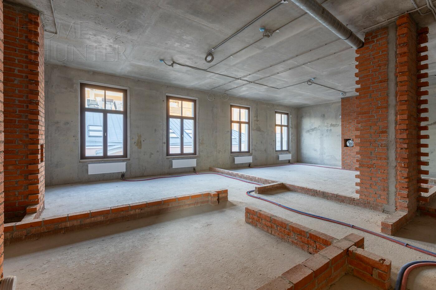 4-КОМН. КВАРТИРА БЕЗ ОТДЕЛКИ 132 М² НА 4 ЭТАЖЕ