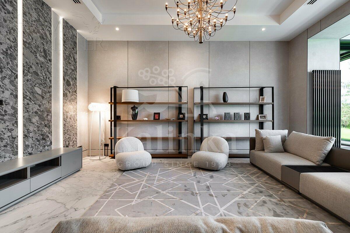 2-этажный коттедж 1 100 м² с отделкой