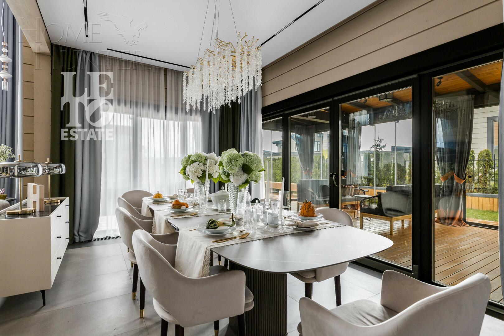 2-этажный коттедж 354 м² с отделкой